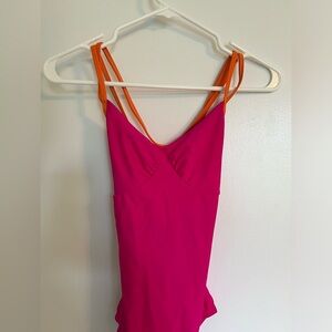 Hot pink Natalie Dancewear leotard!